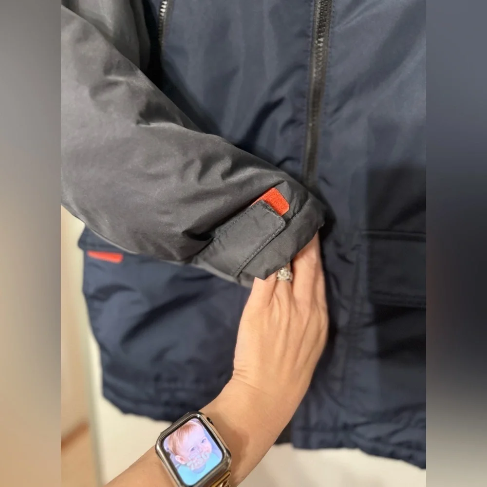 Old Navy Kids Puffer Jacket - Navy and Grey